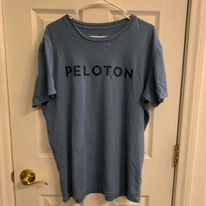 Peloton cycling blue t shirt Mens size large